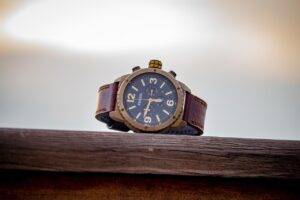 wrist watch, clock, chronograph, stopwatch, timepiece, modern, retro, fossil, leather, brass, clock face, fashion, wood, wrist watch, clock, clock, clock, clock, clock